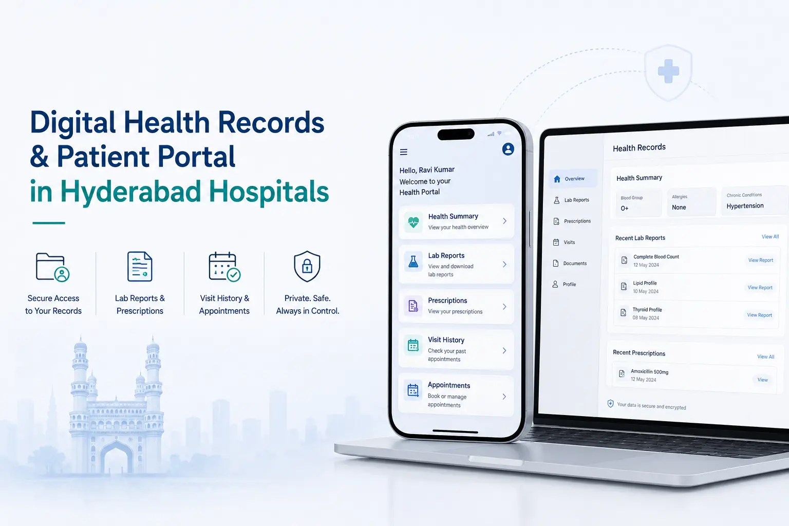 Digital health records and patient portal in Hyderabad hospitals