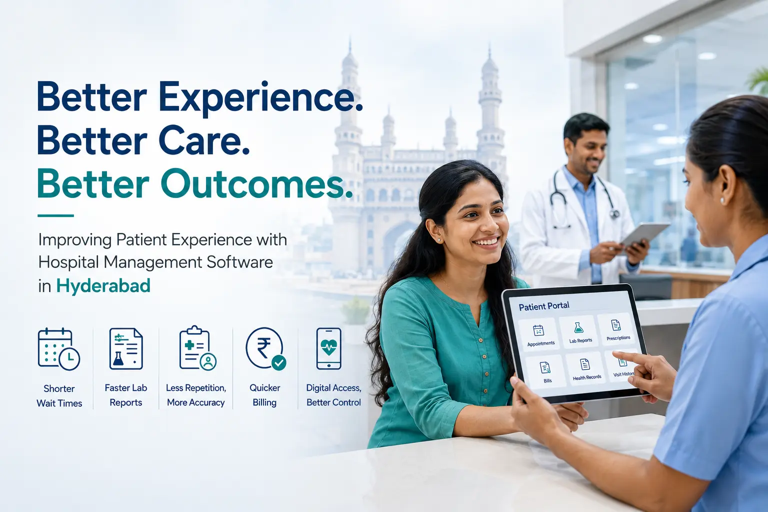 Improving patient experience with hospital management software in Hyderabad